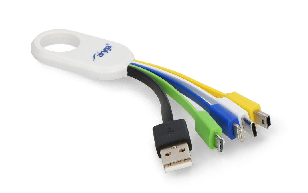 Adaptér klíčenka USB 5v1 Akyga AK-AD-51