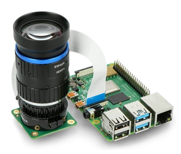 Teleobjektiv s fotoaparátem pro Raspberry Pi