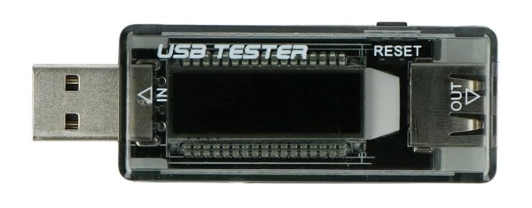 USB tester KWS-V21 měřič proudu a napětí s USB portem