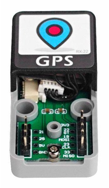 Konektory GPIO pro připojení stínění k hlavnímu modulu.