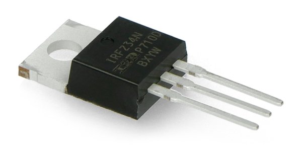 N-MOSFET IRFZ34N - tranzistor THT