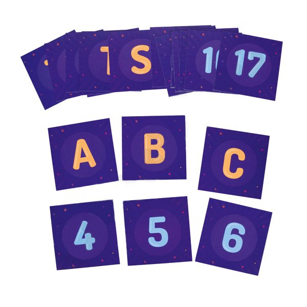 Sada kartiček pro Photon - abeceda a čísla
