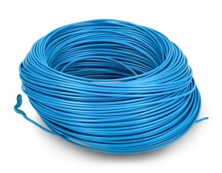 Instalační kabel LgY 1x0,5 H05V-K - modrý - role 100 m.