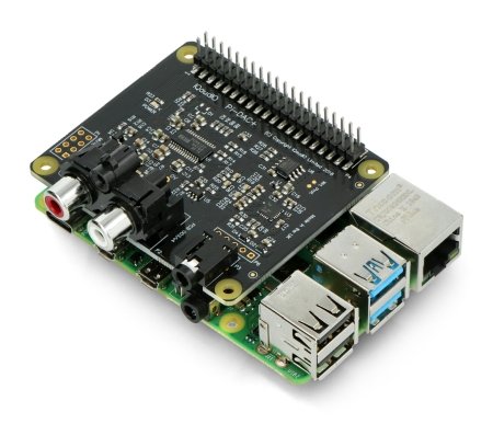 Zvuková karta IQaudIO DAC + s Raspberry Pi
