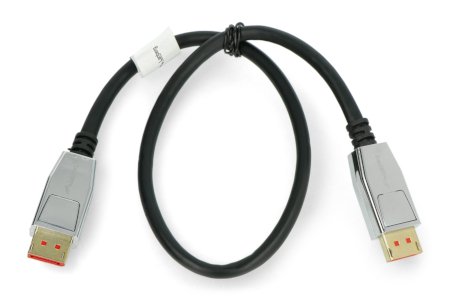 Kabel DisplayPort samec 20pin v1.4 8K Lanberg černý - 0,5 m
