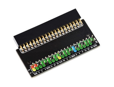 Rozšíření v podobě adaptéru GPIO, který uživateli poskytuje dalších 40 pinů.