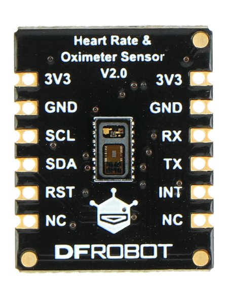 Fermion: Pulzní oxymetr a monitor srdečního tepu - MAX30102 - I2C - DFRobot.