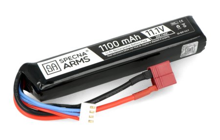Baterie Li-Pol Specna ARMS 1100mAh 20 / 40C 3S 11,1V-T-Connect (Deans)