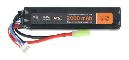 Li-Pol GFC Energy 2000mAh 20C 3S 11.1V baterie - Tamiya