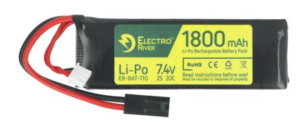 Baterie Li-Pol Electro River 1800mAh 20C 2S 7,4V - Tamiya