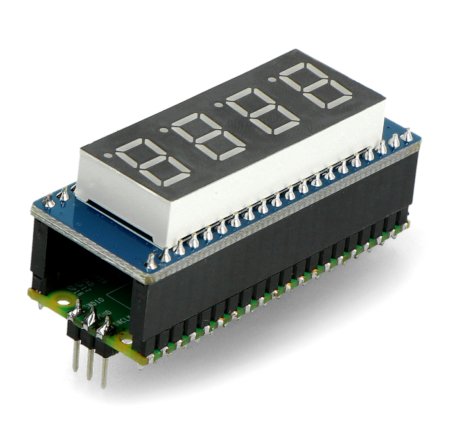 Segmentový zobrazovací modul s Raspberry Pi Pico