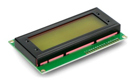 LCD displej 4x20 znaků zelený - justPi