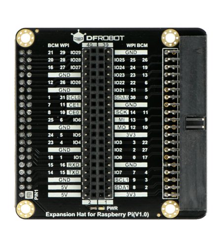 Expander IO pinů - rozšiřující modul pro Raspberry Pi 3/4/400.