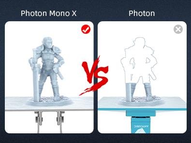 Rychlost tisku Photon Mono X je dokonce 60 mm / h