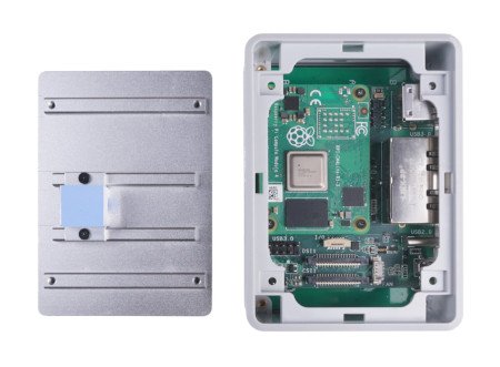 Pouzdro s pasivním chlazením pro Raspberry Pi CM4 Dual Gigabit Ethernet.