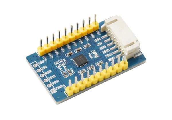 AW9523B pin expander - 16 pinů I/O - I2C - pro Arduino a Raspberry Pi - Waveshare 22132
