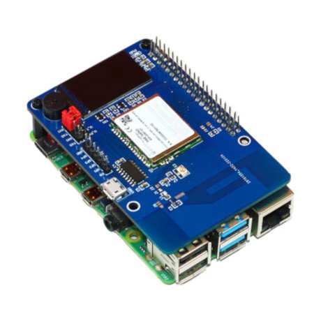 UHF HAT modul pro Raspberry Pi - boční