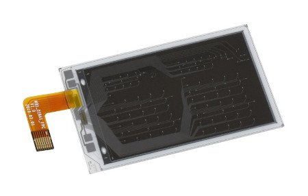 Displej E-paper 91-segmentový 1,9 '' - I2C - černobílý - bez PCB.