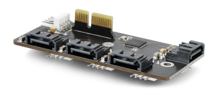 PCIe-TO-SATA-4P – 4kanálový expandér PCIe – SATA 3.0 – Waveshare 22247.