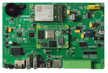 PPC-CM4-133 je založen na výpočetním modulu Raspberry Pi s procesorem Quad-Core Cortex-A72.