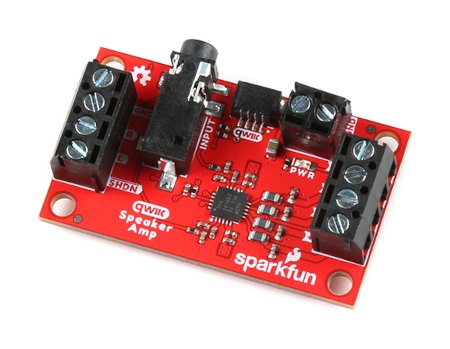 Audio zesilovač TPA2016D2 od SparkFun.