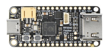 Feather RP2040 - deska s mikrokontrolérem RP2040 a DVI portem - Adafruit 5710.