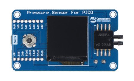 Tlakový senzor s LCD displejem s Raspberry Pi Pico W - SB Components 26173