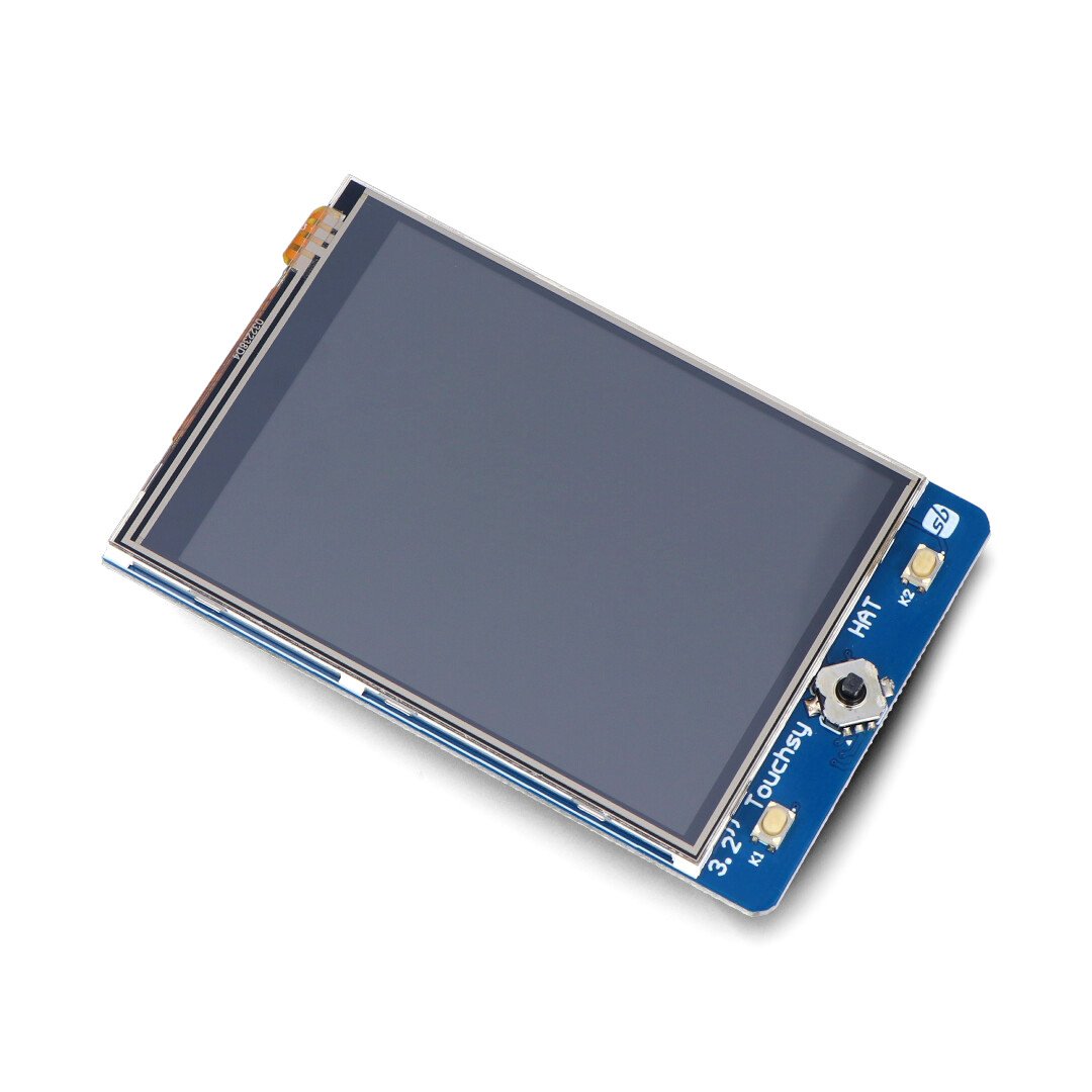 Touchsy HAT - překryvná vrstva s 3,2'' LCD dotykovým displejem 320 x 240 px pro Raspberry Pi - SB Components 26418