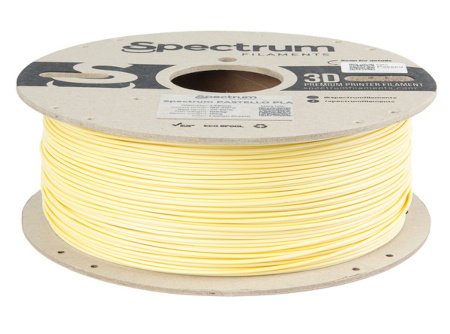 Filament Spectrum Pastello PLA 1,75 mm 1 kg - Citronový krém