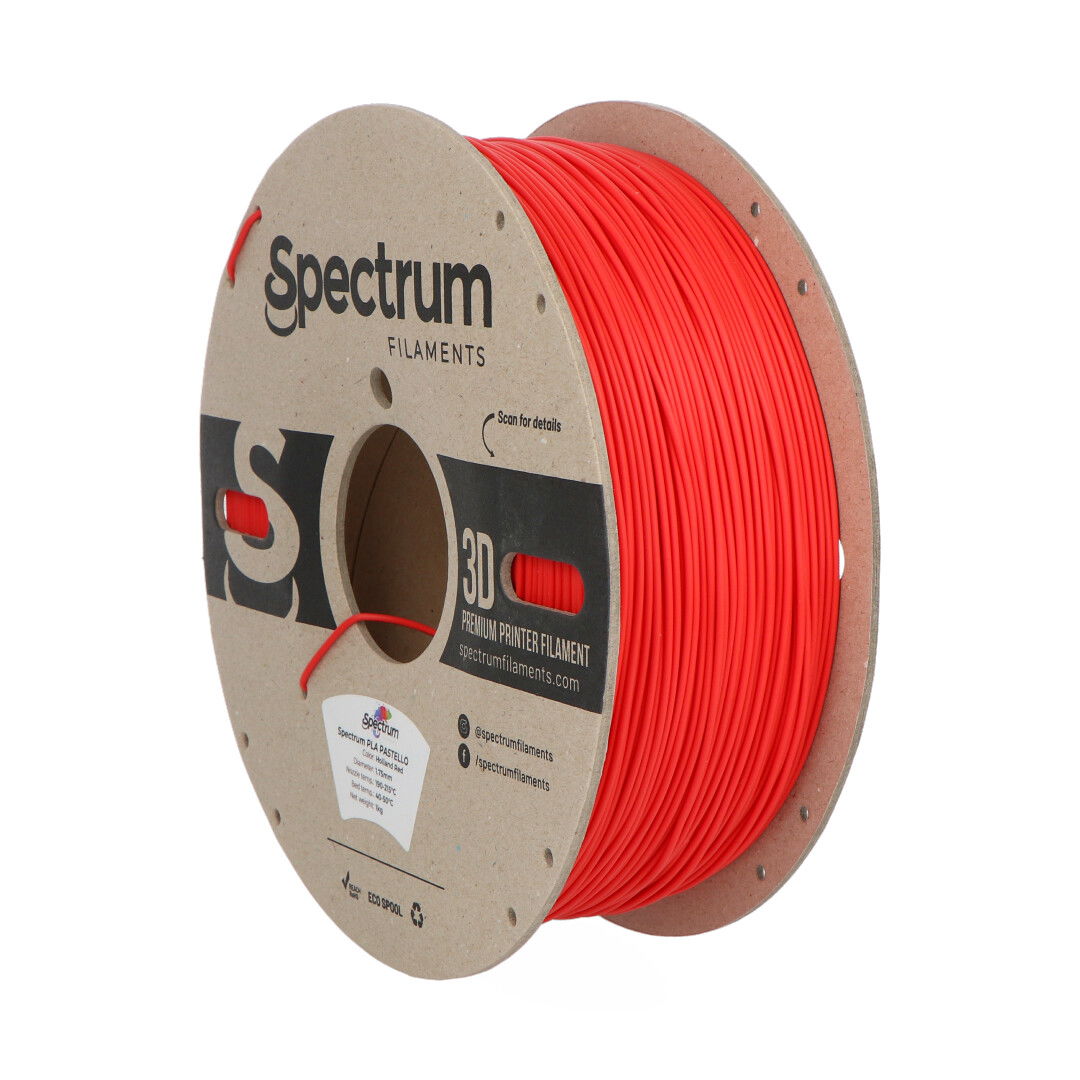 Vlákno Spectrum Pastello PLA 1,75 mm 1 kg - Holland Red