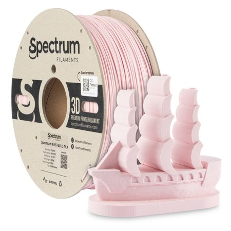 Vlákno Spectrum Pastello PLA 1,75 mm 1 kg - Růžový pastel