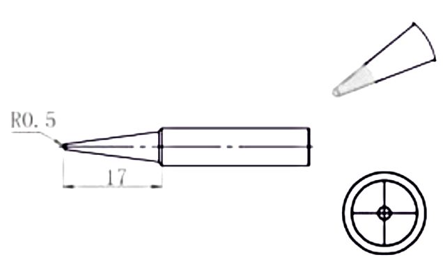 Hrot Q-T-B pro rychlé pájecí stanice - řada 960-B