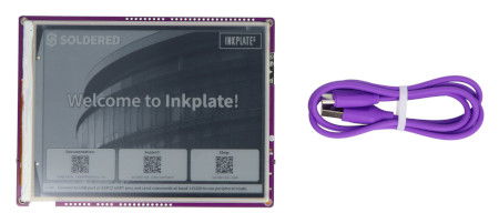 Inkplate 6 - modul s e-paper displejem 800x600px - ESP32 - pro Arduino - Pájené 333232