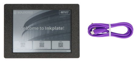 Inkplate 6 s pouzdrem a baterií - 6'' e-paper displej 800 x 600 px - ESP32 - pro Arduino - Pájené 333229