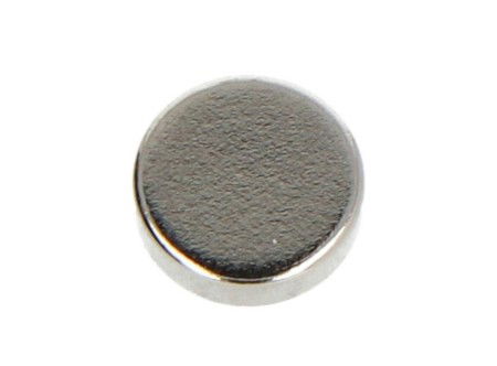 Neodymový kulatý magnet N42 / Ni + Cu + Ni - 7 x 2 mm - 10 ks.