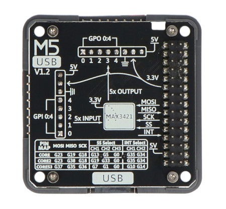 USB modul V1.2 – modul ovladače USB – MAX3421E – M5Stack M020-V12