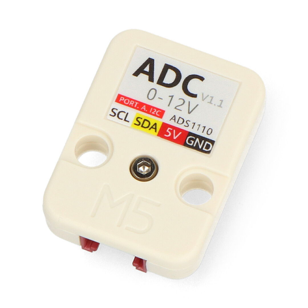 ADC V1.1 Převodník ADS1110 - Modul rozšiřující jednotky pro vývojové moduly M5Stack - M5Stack U013-V11