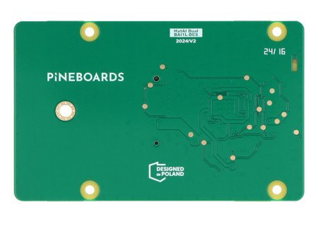 Pineboards Hat AI! Dual – adaptér Google Coral Dual Edge TPU PCIe M.2 E-key pro Raspberry Pi 5
