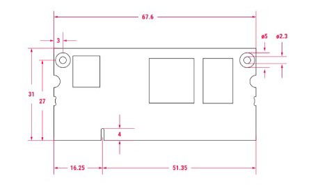 Výpočetní modul Raspberry Pi CM4S 4 SODIMM