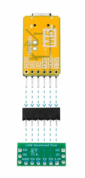 ESP32 Downloader Kit - USB-TTL adaptér - pro vývojové moduly M5Stack a ESP32 / ESP8266 - M5Stack A105