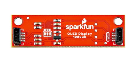 OLED displej modrý 0,91'' 128 x 32 px I2C - Qwiic - SparkFun LCD-24606