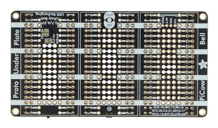 Proto Tripler PiCowbell - prototypová deska pro Raspberry Pi Pico / PicoW - STEMMA QT / Qwiic - Adafruit 5967