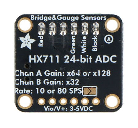 Modul s 24bitovým ADC převodníkem pro tenzometrické nosníky - HX711 - Adafruit 5974