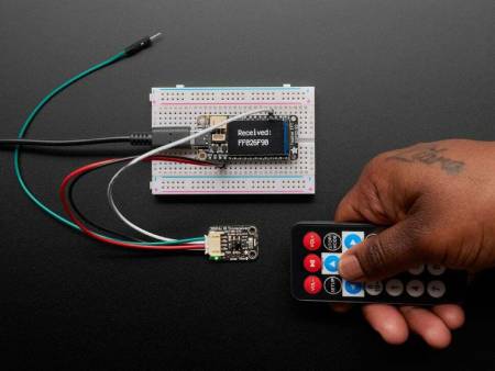 Modul infračerveného vysílače a přijímače - 940nm + 38KHz - STEMMA JST PH 2mm - Adafruit 5990