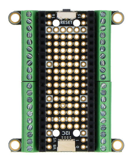 PiCowbell Terminal - Štít pro Raspberry Pico / Pico W - Šroubové konektory - Tlačítko Reset - STEMMA QT - Adafruit 5907