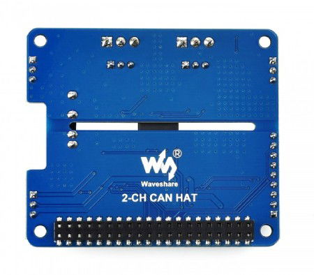 CAN Expansion HAT - 2-kanálový izolovaný CAN štít pro Raspberry Pi - MCP2515 + SN65HVD230 - Waveshare 17912