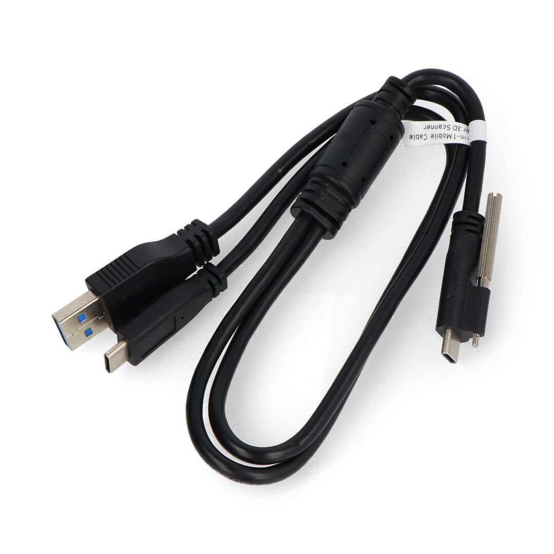 Kabel 2v1 USB C - USB A / USB C - 40 cm - pro 3D skenery Revopoint