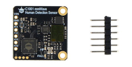 Vnitřní senzor detekce pádu - C1001 - mmWave 60 GHz senzor pro Arduino / ESP32 / micro:bit - DFRobot SEN0623