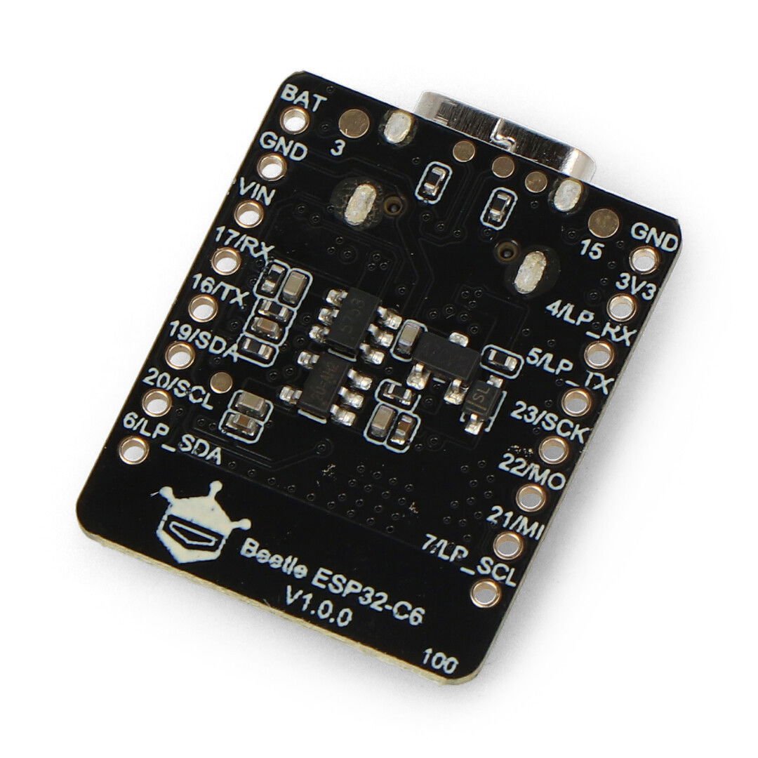 Beetle ESP32-C6 – Miniaturní IoT Development Board – WiFi / Bluetooth / Thread / ZigBee / Matter - DFRobot DFR1117