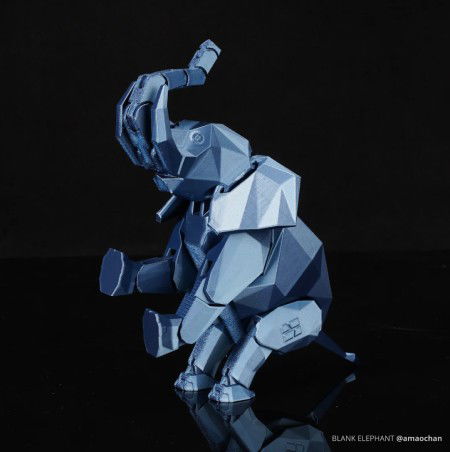 Bambu Lab PLA Kovové vlákno 1,75 mm 1 kg - součástí balení s opakovaně použitelnou cívkou - Cobalt Blue Metallic